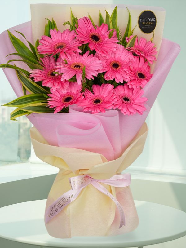  Kepez Çiçek - Gerbera Buketi 10 Adet