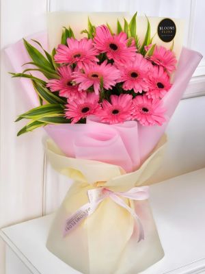  Kepez Çiçek - Gerbera Buketi 10 Adet